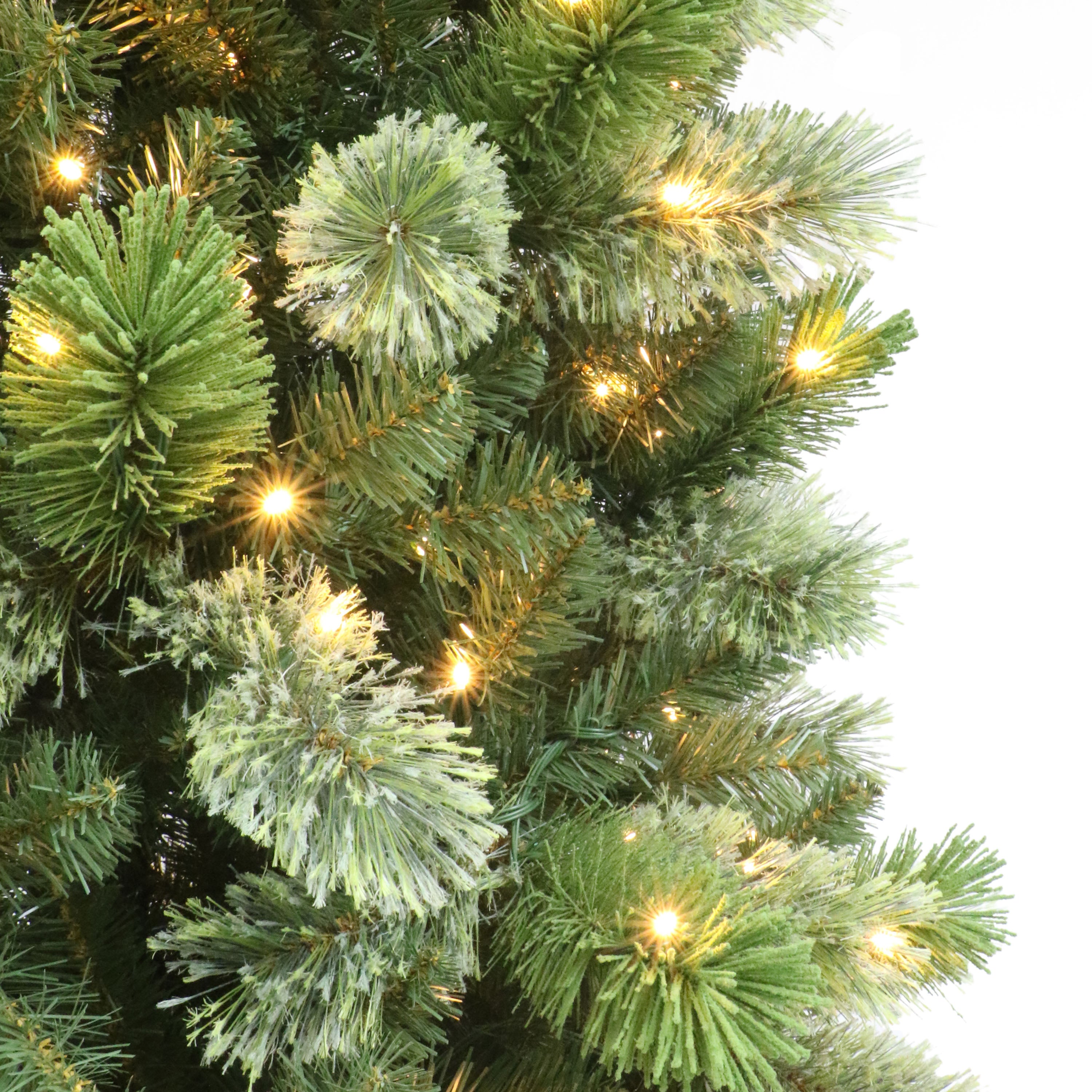 7.5' Pre-Lit Slim Oklahoma Pine Tree